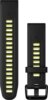 Garmin Óraszíj 20 mm fekete/lime szilikon (QuickFit)