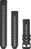 Garmin Óraszíj 20 mm grafit szilikon extra hosszú kiegészítő szíjjal (Instinct 2S)
