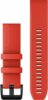 Garmin Óraszíj 22 mm lézer vörös szilikon, fekete rozsdamentes csat (QuickFit) Approach S62