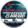 Nytro Sublime X8 Sinking Feeder Braid 0,10 fonott zsinór 150M
