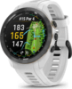 Garmin Approach S70 (42mm) fekete kerámia fehér szilikon szíjjal