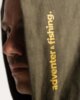 Adventer Cotton Hoodie Pulóver Khaki