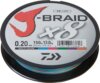 Daiwa J-Braid X8 multi-color, 0.13mm, 8.00kg, 150m