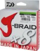 Daiwa J-Braid X8 chartreuse, 0.13mm, 8.00kg, 150m