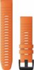 Garmin Óraszíj 22 mm narancssárga szilikon, fekete csat (QuickFit) Fenix 6