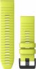 Garmin Óraszíj 26 mm sárga szilikon, fekete csat (QuickFit)Fenix 6X