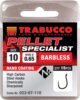 Trabucco Pellet Specialist Barbless 12 15db, szakáll nélküli horog