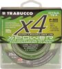 Trabucco Dyna-Tex X4 Power 150m 0,128mm lime sárga fonott zsinór