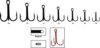 Trabucco Treble red 2/0 háromágú horog 5db/csg