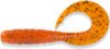 Fishup_Mighty Grub 3.5" 7Pcs.049 - Orange Pumpkin/Black