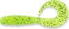 Fishup_Mighty Grub 4.5" 4Pcs.055 - Chartreuse/Black
