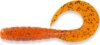 Fishup_Fancy Grub 2.5" 10Pcs.049 - Orange Pumpkin/Black