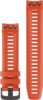 Garmin Óraszíj Instinct tűzpiros szilikon, fekete csat Instinct