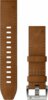 Garmin Óraszíj 22 mm bőr/FKM hibrid, barna/fekete (QuickFit), MARQ (Gen 2)