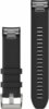 Garmin Óraszíj 22 mm fekete szilikon, ezüst színű csat (QuickFit) MARQ