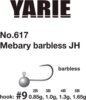 Yarie Jespa Jig Fej Yarie 617mebary Barbless 9 1.65g