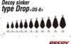 Ólom Decoy Ds-8 Sinker Type Drop 7g