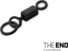 Pontyozó forgó gyűrűvel Delphin THE END Ring Swivel / 10db (#4 / 28 kg)