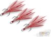 Delphin B!RD Hook TRIPLE / 3db (piros tollak #10)