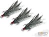 Delphin B!RD Hook TRIPLE / 3db (fekete tollak #6)