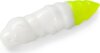 FISHUP Pupa 1.2" (10pcs.), #131 - White/Hot Chartreuse