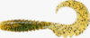 FISHUP Fancy Grub 2" (10pcs.), #016 - Lox/Green & Black