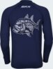 BKK LONG SLEEVE PERFORMANCE SHIRT - GT - BLUE S