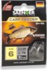 SAENGER Carp Feeder előkötött horog 6 / 75cm / 10db