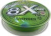 Saenger 8X fonott zsinór zöld 0,12mm /150m / 9,70kg