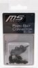 MS RANGE Method Connector ütközőkapocs limpid brown / 6 szett