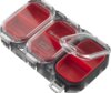 Daiwa Waterproof Sealed Unit Case (red smoke, 11x6.5x1.8cm)