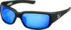 Mustad Hp Polarized Sunglasses - Black Vented Frame, Smoke Lens With Blue Revo