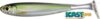 Livetarget Slow-Roll Shiner Paddle Tail Silver/Green 85 mm