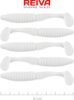 Reiva Zander Power Shad 8cm 5db/cs (Classic White)