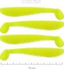 Nevis Impulse Shad 10cm 4db/cs (Lemonade)
