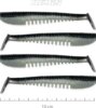 Nevis Impulse Shad 10cm 4db/cs (Bleak)