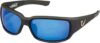 Mustad Hp Polarized Sunglasses - Black Frame, Smoke Lens With Blue Revo