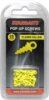 Starbaits Pop Up Screws sárga (menetes bojli rogzítő) 25db