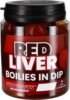 Starbaits Boilies in Dip Red Liver 150g 24mm