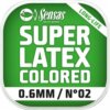 Sensas Rakósgumi Super Latex Fluo Red 6m 1,2 mm