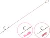 Kötött horog Delphin Proxi Sting / 6db (8cm / 0,10mm / B-LESS #12 / Sting 5mm)