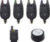 Prologic C-Series Pro elektromos kapásjelző szett 4+1+1 piros/zöld/sárga/kék