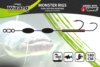 Wizard Monster River Double Upose Pro Monobraid Rig 4+4G 9/0+11/0 Round