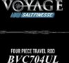 BONE Voyage Saltfinesse 704UL Fast Baitcast PE 0.2-0.6 4 részes utazószett