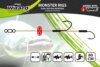 Wizard Monster Surface Livebait Double Braided Rig 9/0+11/0 Round