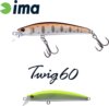 Ima Twing 60S 60mm 6.5g 010 Smoke Pearl Chart