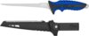 Mustad 7" 4116 Stainless Steel Ultra Flex Fillet Knife - Polished Blade Finish Blue