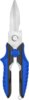 Mustad 8" Hd 420 Stainless Steel, Spring Assist Scissors Blue