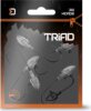 Gallérral ellátott Delphin TRIAD jigfej / 5 db (25g-6/0)