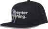 Adventer Cap Black With A Straight Flap